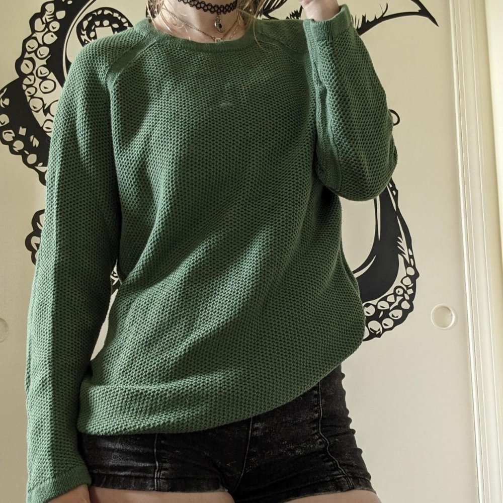 Woven sweater